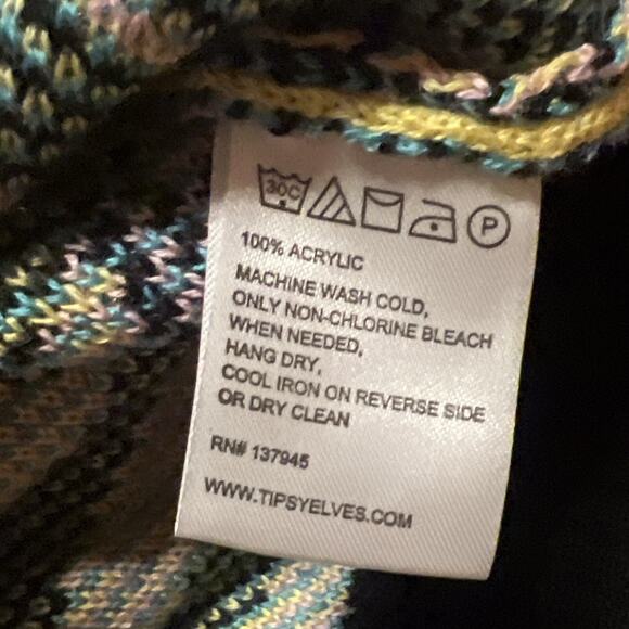 Tipsy Elves Sportswear Women’s Size Small Sweater Quilt Pattern Ski Snowboard - Picture 12 of 12